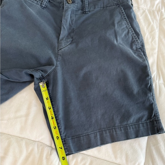 American Eagle Outfitters Blue Flat Front Shorts - Size 32 - Picture 3 of 7
